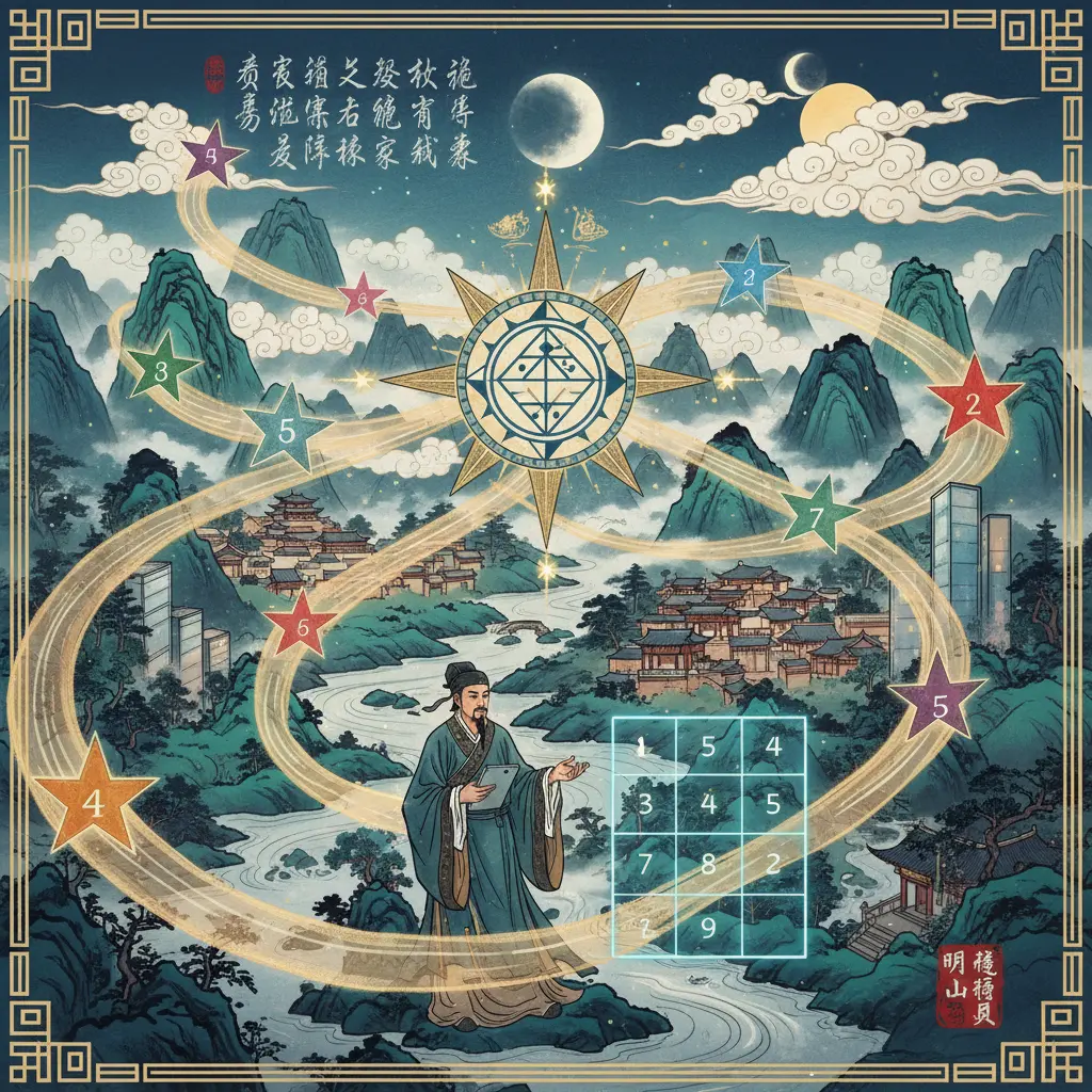 明燈山人 - 玄空飛星